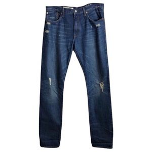 4/$45 GAP 1969 Regular Wash Distressed Straight Leg Jeans 32x34